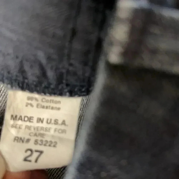 David Kahn size 27 dark blue wash bootcut - Picture 6 of 6